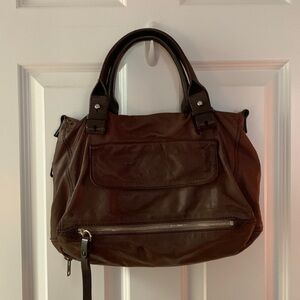 Chloe Dark Brown Calf Skin Handbag